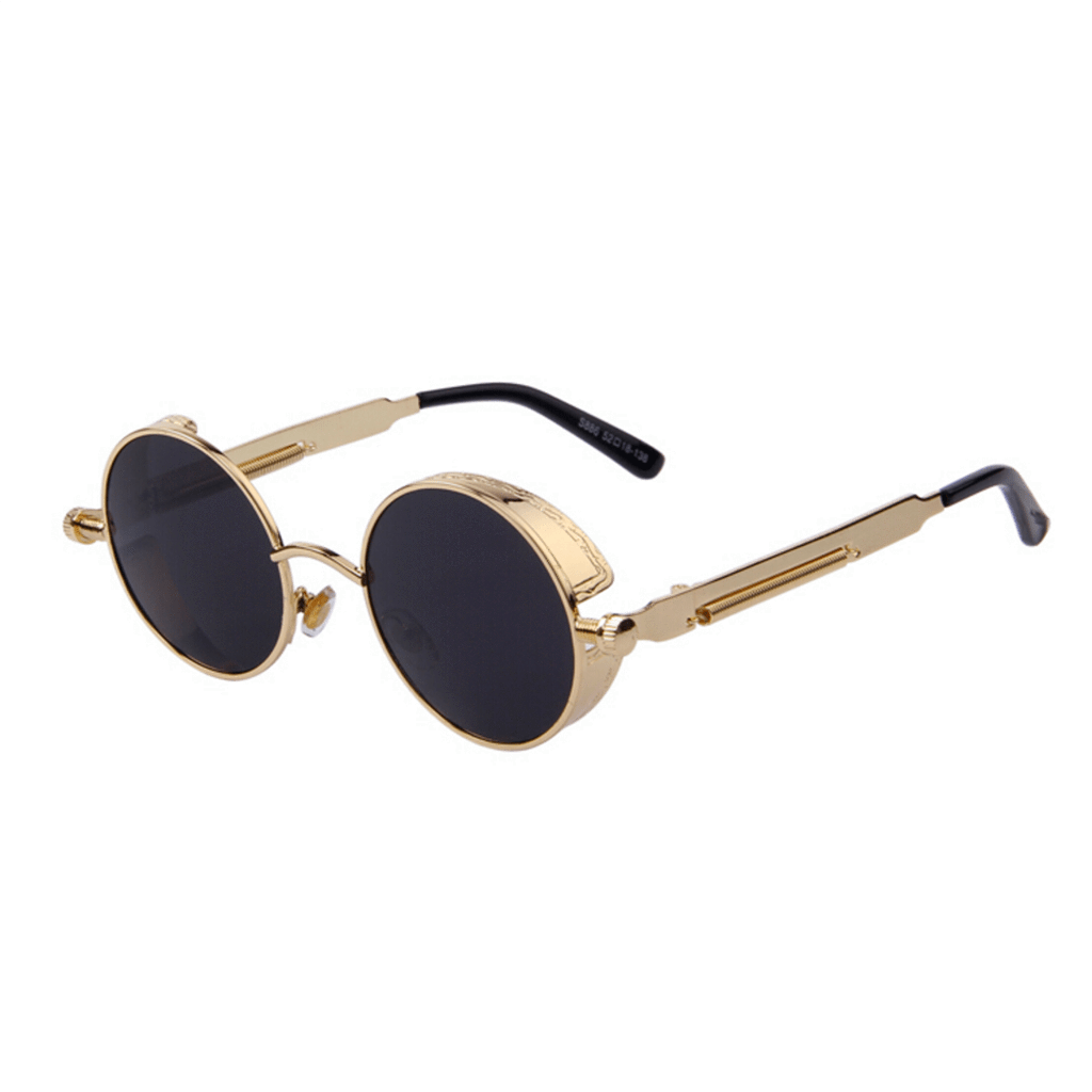 Steampunk Vintage Round Sunglasses Sunglasses Wickedaf - Steampunk Glasse (1024x1024), Png Download