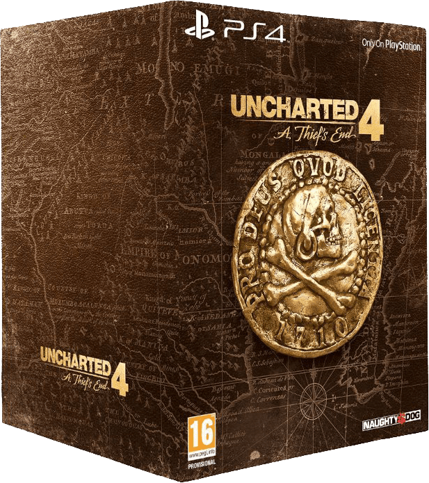 Uncharted 4 A Thiefs End Libertalia Collectors Edition - Uncharted 4 Collector's Edition (617x695), Png Download