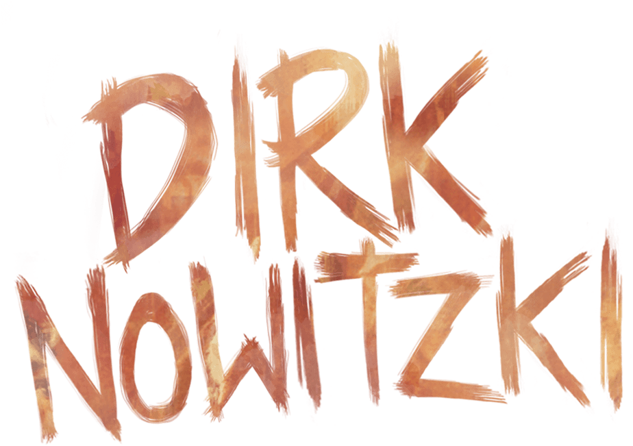 Larry Bird Dirk Nowitzki - Calligraphy (1066x1066), Png Download