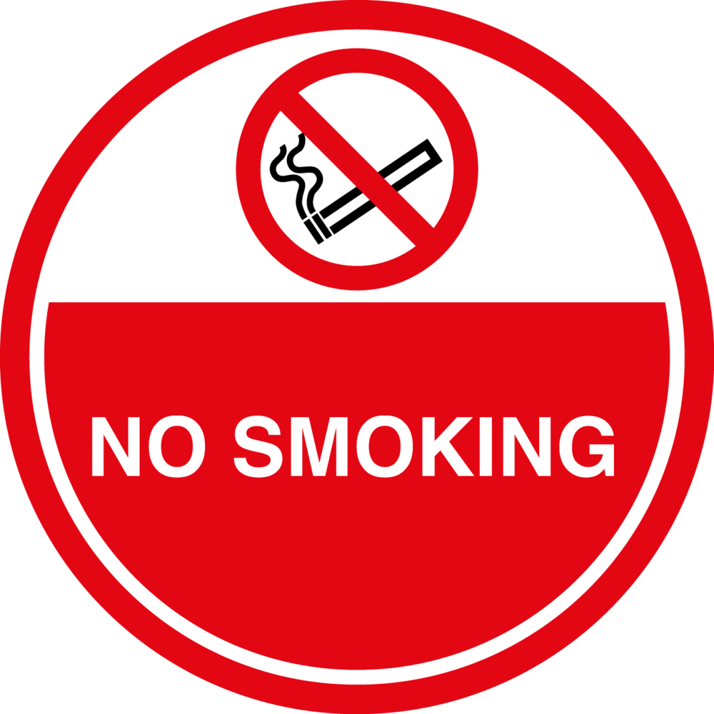 No Smoking Smoke Detector (1000x1000), Png Download