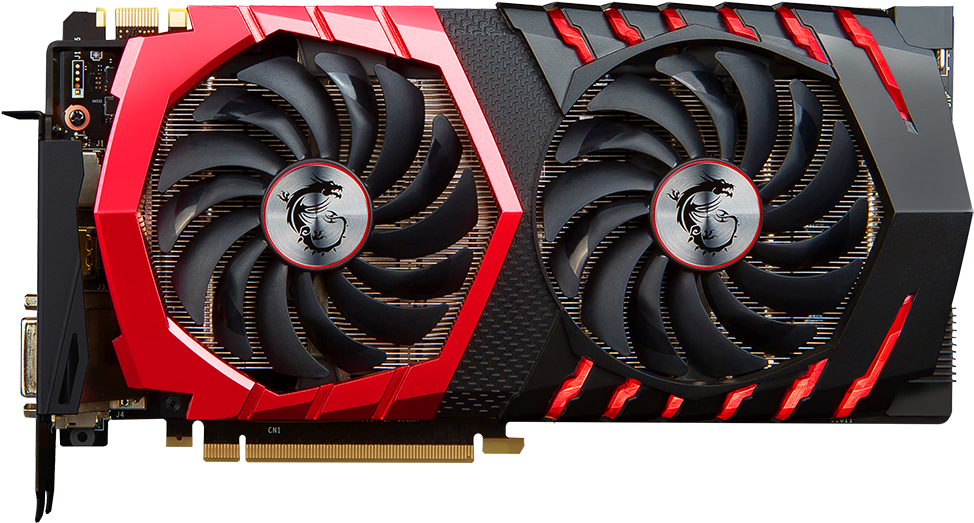 And Here Is The Gaming X That's Equipped With The Twin - Msı Gtx 1050 Ti (1000x533), Png Download