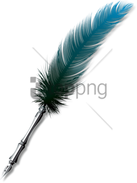 Free Png Download Feather Pen Png Images Background - Mor Pankh Pen Png (480x640), Png Download