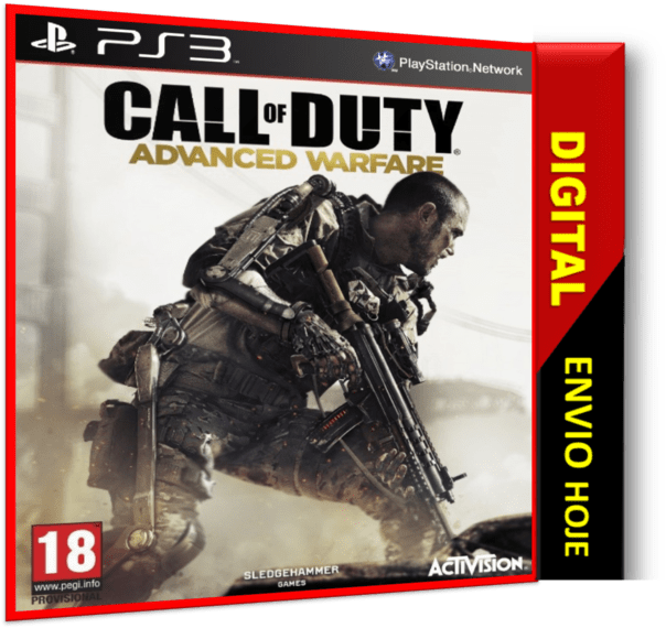 Call Of Duty Advanced Warfare Ps4 (640x575), Png Download