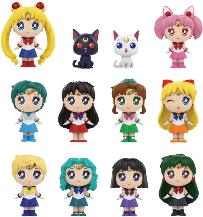 Funko Sailor Moon Mystery Minis (800x800), Png Download