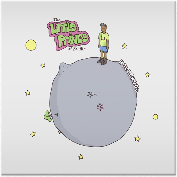 Azulejo Le Petit Prince Of Bel-air De Madame Malkinsna - Little Fresh Prince (800x800), Png Download