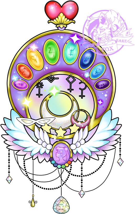 Image Result For Sailor Moon Luna And Artemis Tattoo - Sailor Moon Tattoo (578x850), Png Download