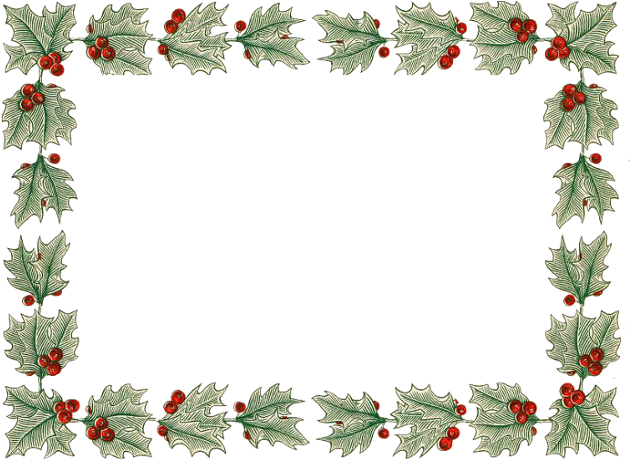 Marcos De Navidad Vintage (700x516), Png Download