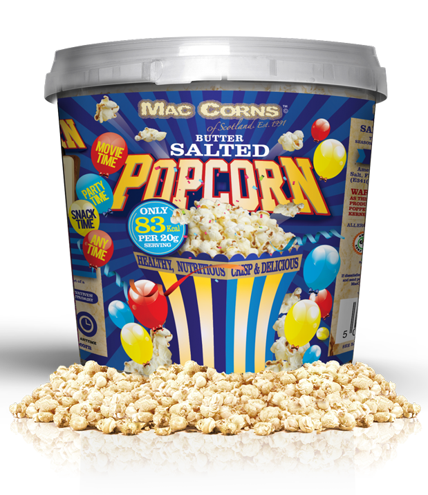 Maccorns Popcorn - Popcorn (619x716), Png Download