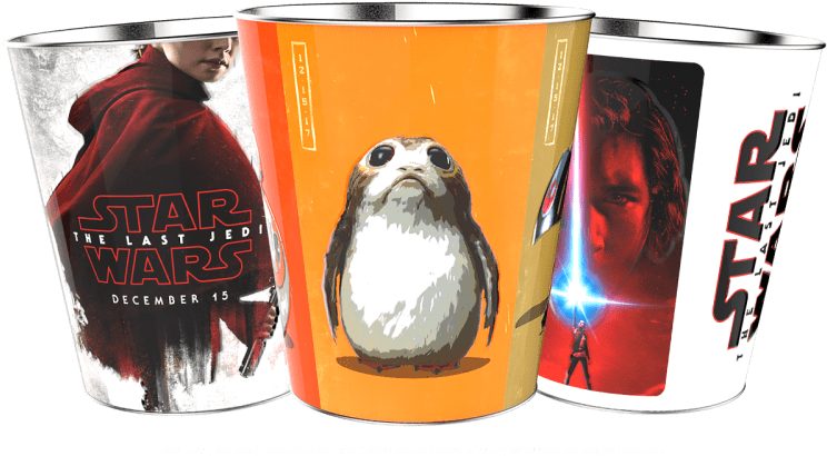 Movie Times, Movie Trailers, Buy Tickets - Amc Popcorn Bucket Star Wars (750x535), Png Download