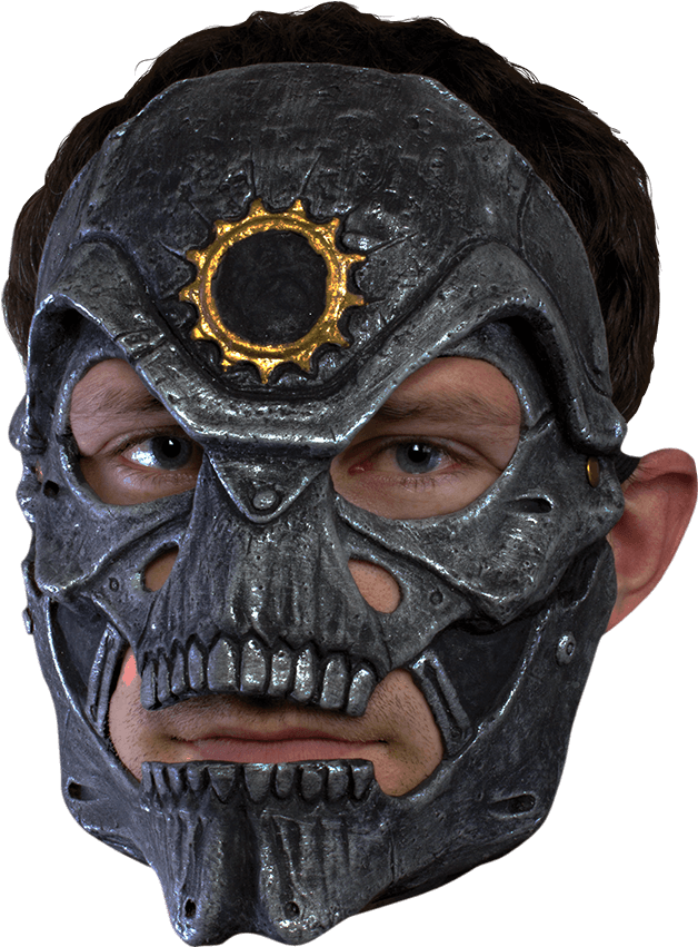 Metal Skull Trophy Mask - Trophäenmaske Metallschädel (850x850), Png Download