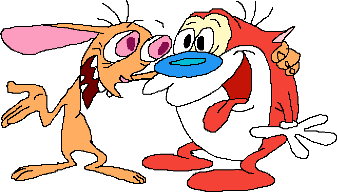 Ren And Stimpy - Don T Whiz On The Electric Fence Meme (1400x800), Png Download