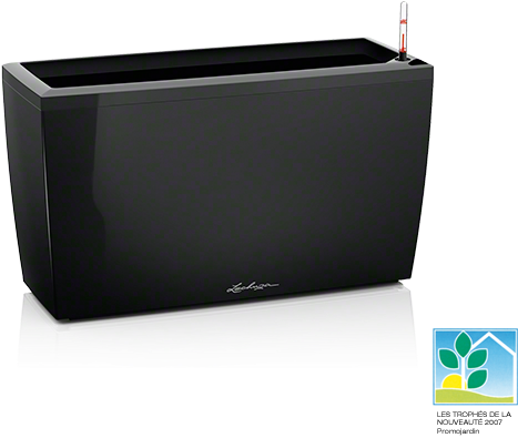 Rectangle Lechuza Cararo Self-watering Indoor Planter (560x560), Png Download