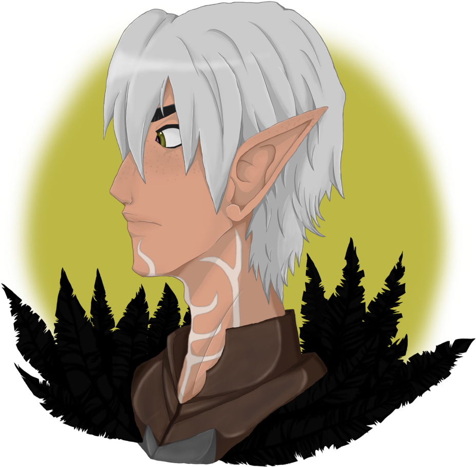 Dragon Age - Fenris - Illustration (960x960), Png Download