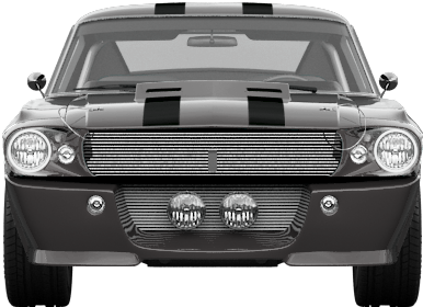 Mustang Shelby Gt500'67 By Srt-hellcat - First Generation Ford Mustang (1004x500), Png Download