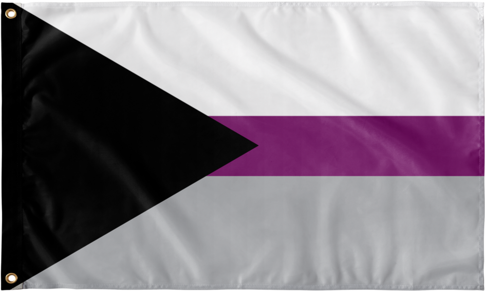 Demisexual Pride Wall Flag 30"x60" - Flag (1024x1024), Png Download