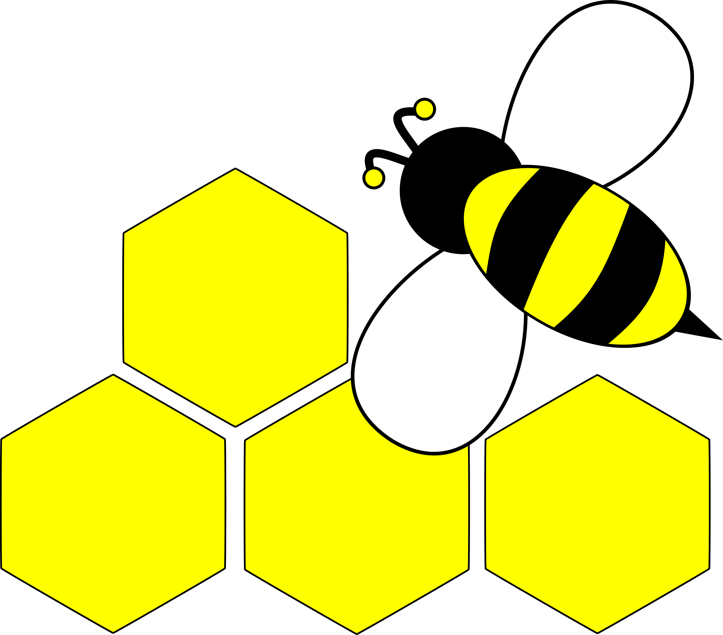 This Free Icons Png Design Of Abeille Bee Ruche (2400x2107), Png Download