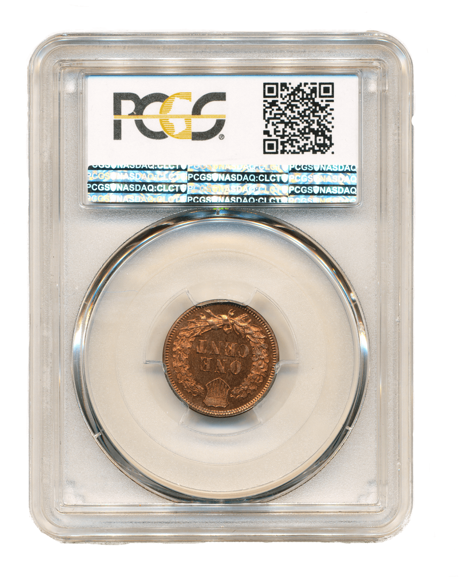 1877 Indian Head One Cent Pcgs Pr64rb - Pcgs (2000x2000), Png Download