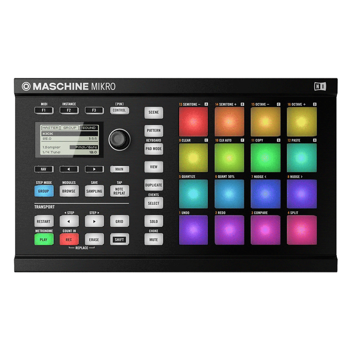 Native Instruments Maschine Mikro Groove Production - Native Instruments Maschine Mikro Mk2 (1200x1200), Png Download