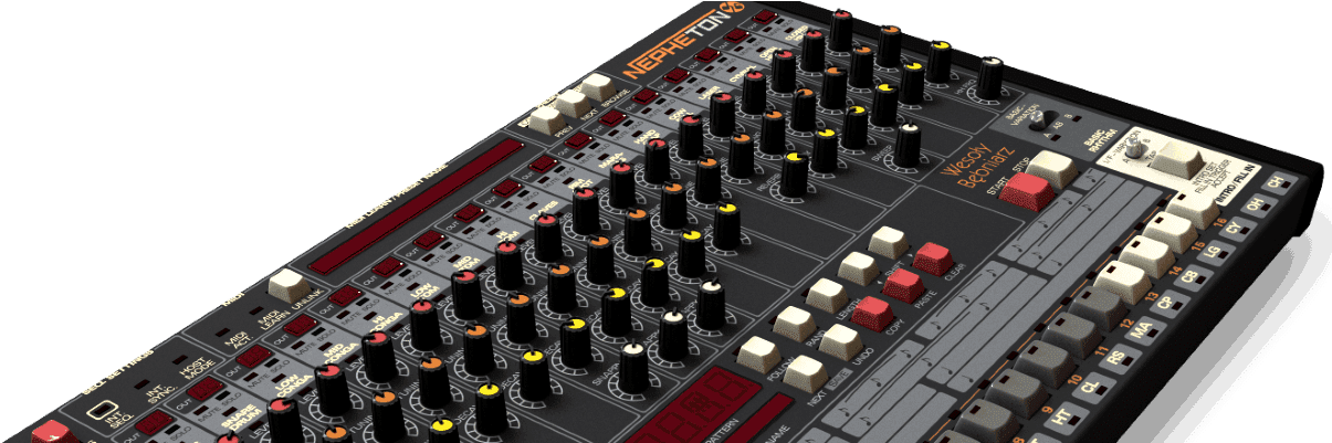 D16 Group Nepheton Superb Tr-808 Emulation Photography - Drum Machine New (1218x400), Png Download