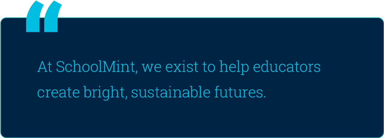 At Schoolmint, We Exist To Help Educators Create Bright, - Electric Blue (1286x465), Png Download