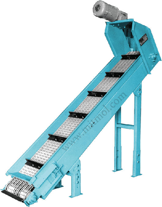 Wire Mesh Belt Conveyors - Wire Mesh Belt Conveyor Inclined (585x715), Png Download