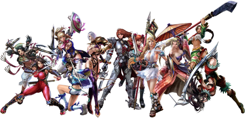 Scpiefinalp - Soul Calibur Girls (850x443), Png Download