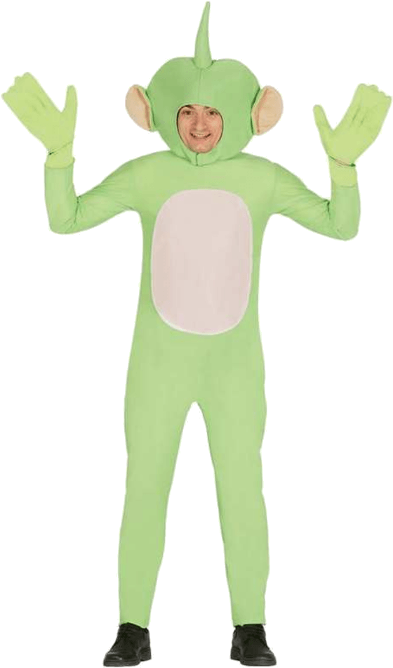 Adult Green Alien Costume - Alien Fancy Dress (600x951), Png Download