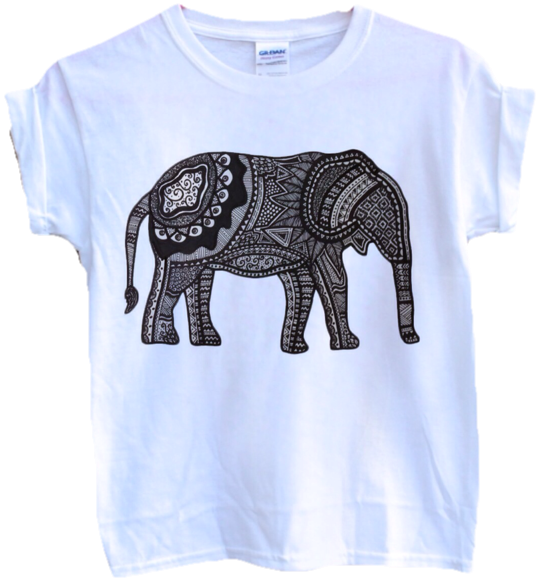 Elephant Shirt - Elephant (536x580), Png Download