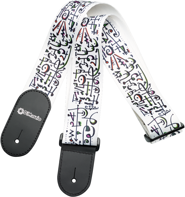 Steve Vai Print Art Strap White - Dimarzio Steve Vai (767x767), Png Download