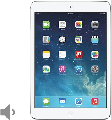 Ipad Air Volume Buttons - Ipad Mini 2 (780x438), Png Download
