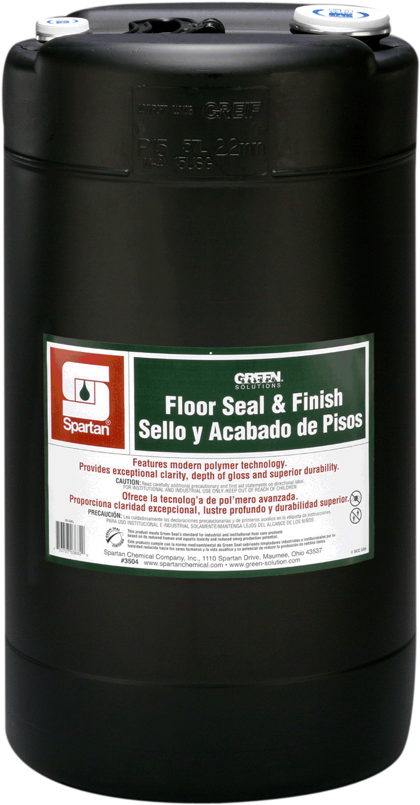 350415 Green Solutions Floor Seal And Finish - Cylinder (1362x1907), Png Download