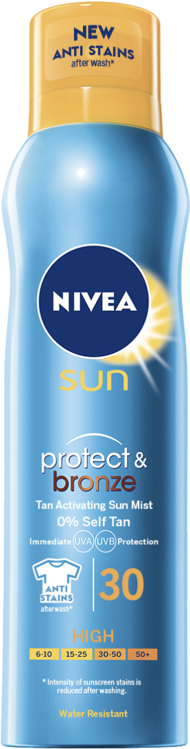 Nivea Sun Protect & Bronze (1010x1180), Png Download