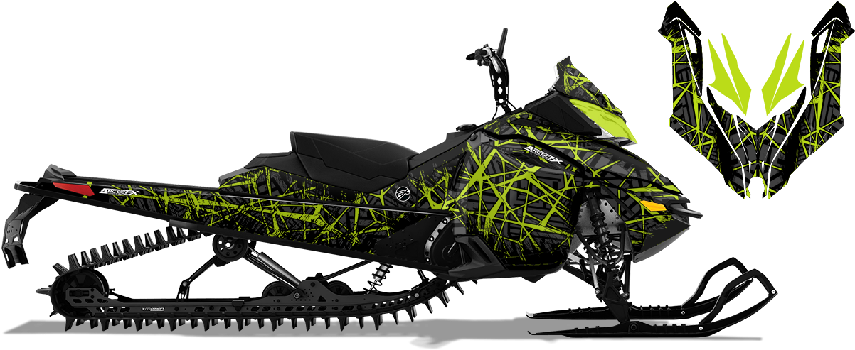 Options - 2014 Ski Doo Summit Wrap (1250x600), Png Download