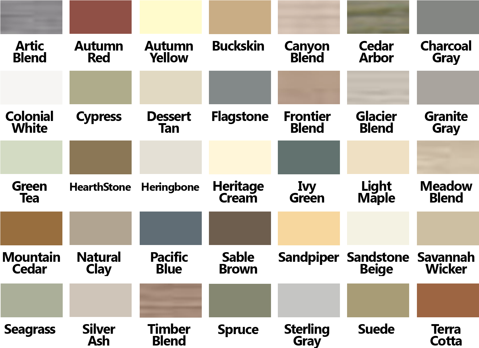 Certainteed Vinyl Siding Color Chart - Certainteed Monogram Siding Color Chart (1600x1200), Png Download