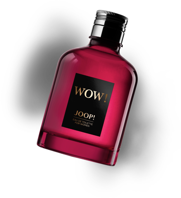 Fragrance Bottle Wow Woman Red Rose - Perfume (619x680), Png Download