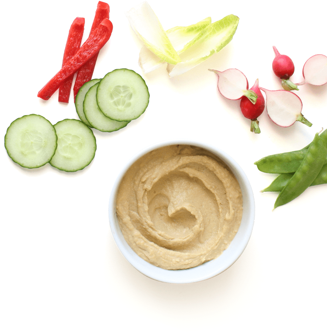 Dip Clip Kitchen - Vegetables Png Top View (1074x1124), Png Download