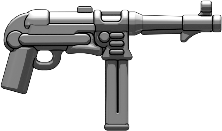 Brickarms Mp40 V3 (789x453), Png Download