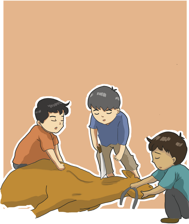 Because It Is Quite Challenging To Do All The Illustration - Cartoon (640x908), Png Download