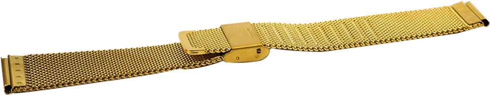 Beik & Moll Gold Case White Dial Brown Leather Strap - Strap (1000x1000), Png Download