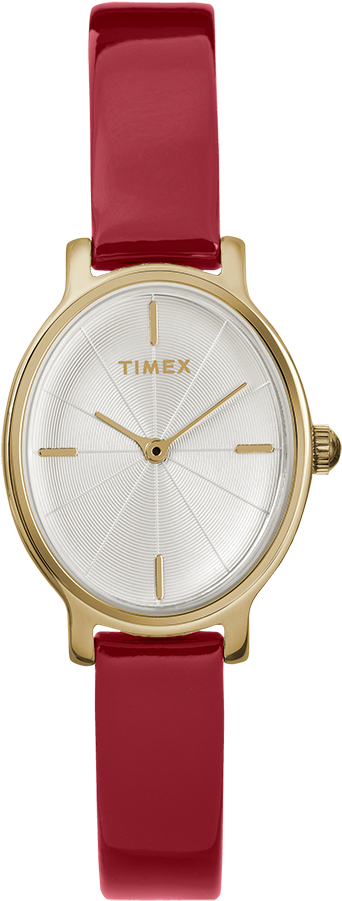 A Rose Gold Tone Case With An Oval Shape That Is A - Tw2r94100 (750x900), Png Download