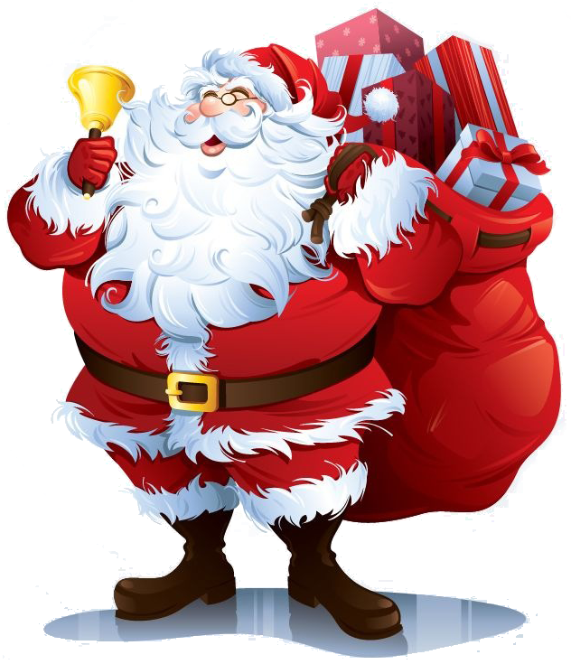 Previous - Santa Claus Transparent Background (632x735), Png Download