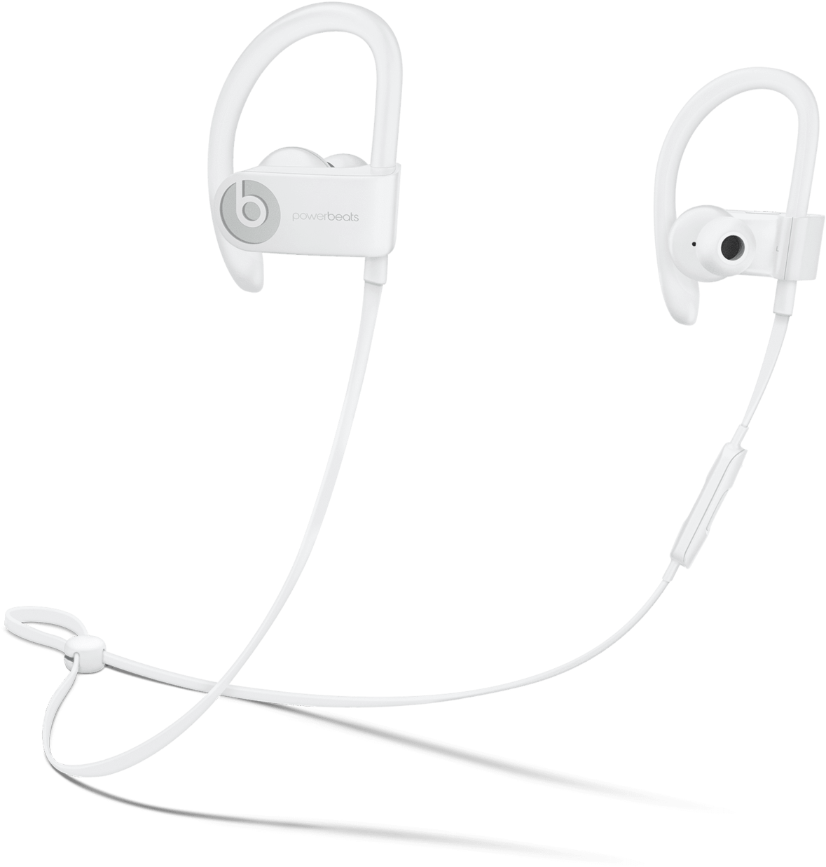 Beats By Dre In-ear Headphones Black Beats Powerbeats - Apple Beats Powerbeats3 (1400x1400), Png Download