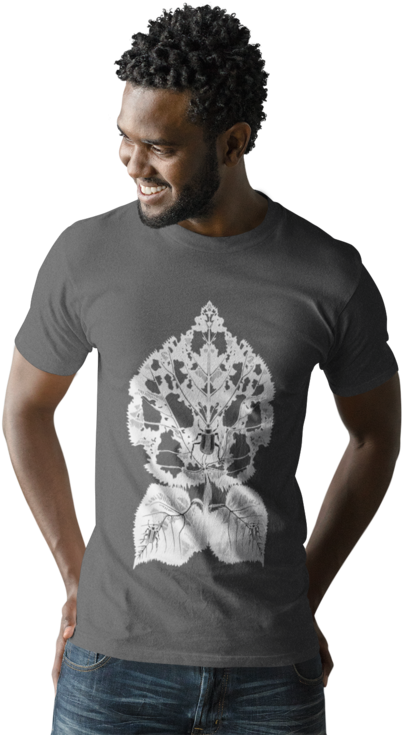 T Shirt Mockup Of An Attractive Young Man - T-shirt (1000x750), Png Download