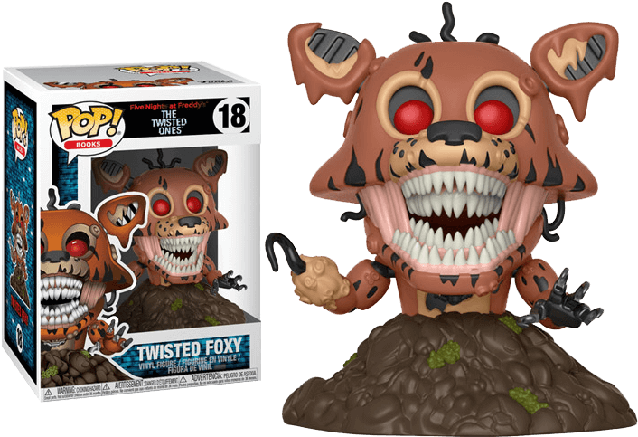 Twisted Foxy - Fnaf Twisted Ones Funko Pop (709x709), Png Download