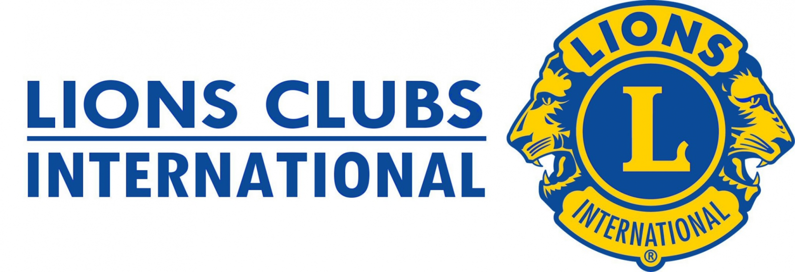 Lions Club - Logo Lions Club International (1600x549), Png Download