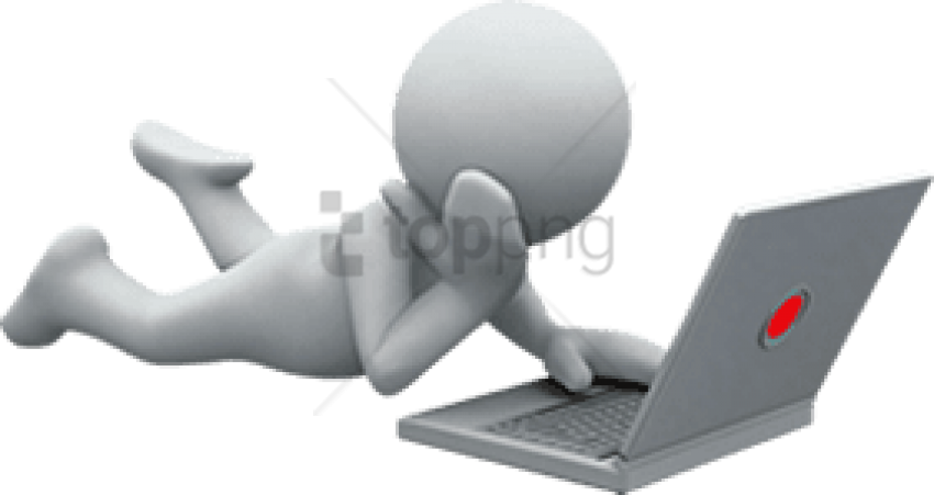 Free Png Download Boneco Computador Png Images Background - Boneco Computador Png (850x451), Png Download