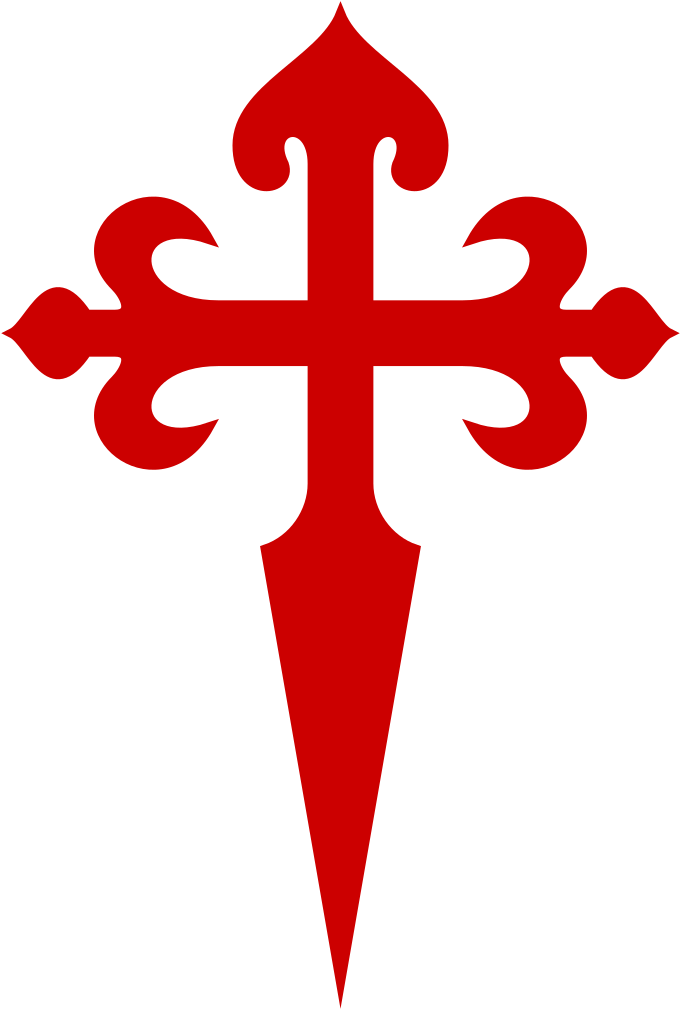 File - Cruz Santiago - Svg - Ordem Militar De Santiago (695x1024), Png Download