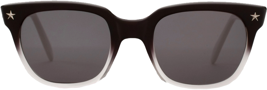 Sunglass Template Black And White 208549 - Ray Ban 4147 Black Glass (920x372), Png Download