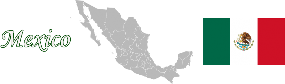 Ohm's Aldo Reyes & Eduardo Erhard In Front Of The Angel - Mapa Mexico Editable Powerpoint (1049x350), Png Download