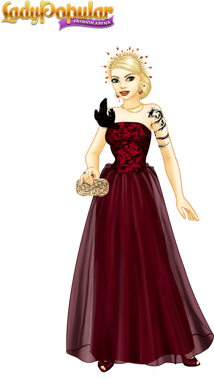 Picture - Lady Popular (600x800), Png Download